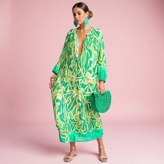 Boho Print Dress