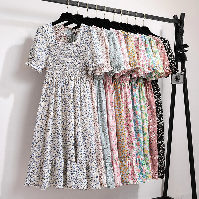 Vestido Midi Plisado Boho